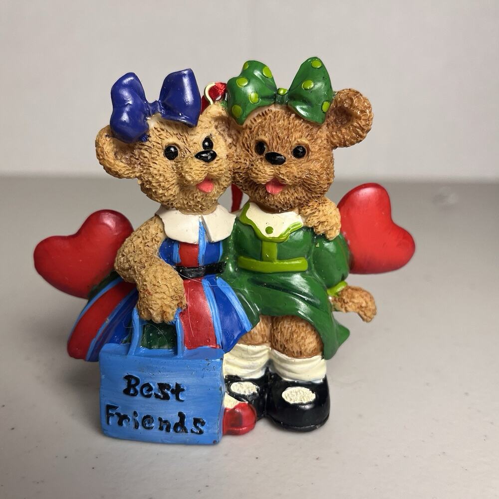 Vintage Best Friend Husband Wife Christmas Ornaments Hallmark Keepsake Mixed Lot - Picture 8 of 10